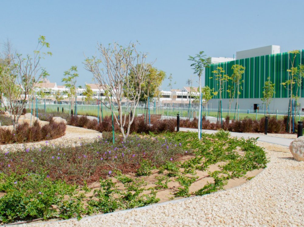 بلدية أبوظبي تنجز حديقة الشيخة فاطمة